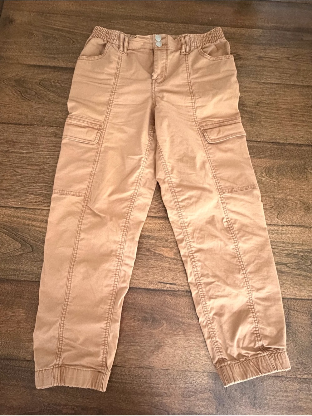 wonder nation light rust Cargo Jogger Pants for Kids/ women’s small
